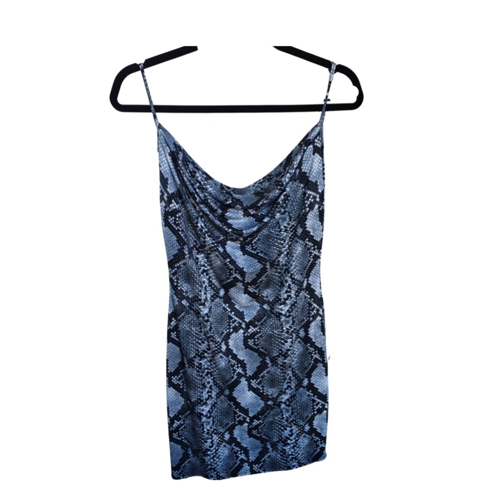 Snake skin print dress